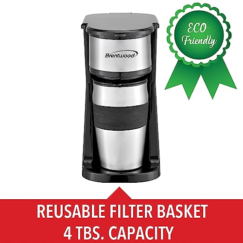 Image of Brentwood TS-113BK Coffee Maker, Standard, Black
