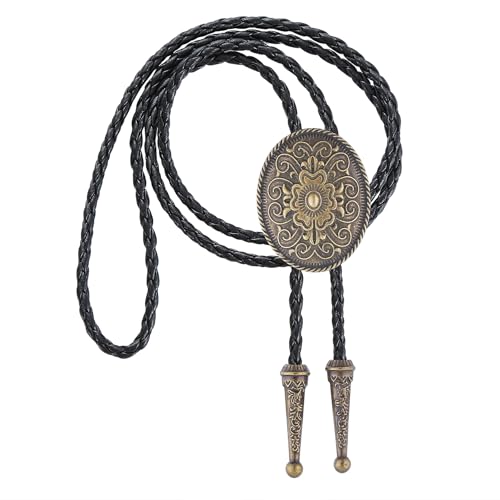 Image of Jeilwiy Bolo Tie for Men, Western Bolero Tie Cowboy Ties Native American Cowgirl Bolo Tie Accessories for Men Women