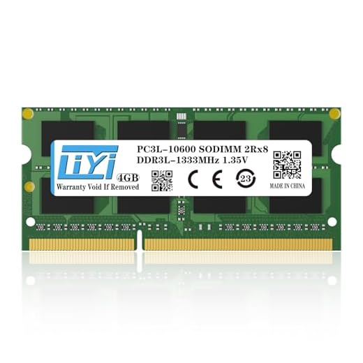 LIYI DDR3L 4GB RAM Single 1333MHz PC3 PC3L-10600 CL9 1.35V Low Voltage DRAM SO-DIMM DDR3L RAM 204-Pin 2Rx8 Dual Rank Unbuffered Non-ECC Laptop Notebook PC Computer RAM Memory Module Upgrade