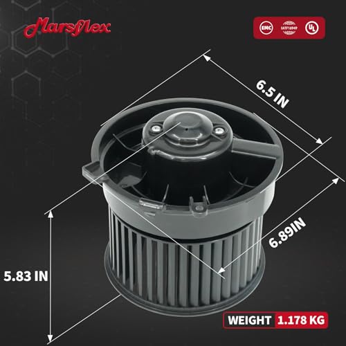 Marsflex Front Blower Motor 700253 for 2007-2015 Nissan Rogue Select Sentra, 2008 2009 2010 2011 2012 2013 2014 Automotive Replacement Blower Motor Fan OE: 27225-ET00A, PM9377, 75856, 27225-JM01A by Marsflex - Image 7
