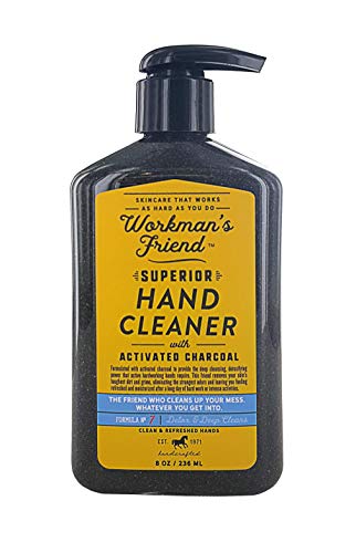 Workman’s Friend Superior Hand Cleaner with Activated Charcoal | Moisturizes & Deep Cleans