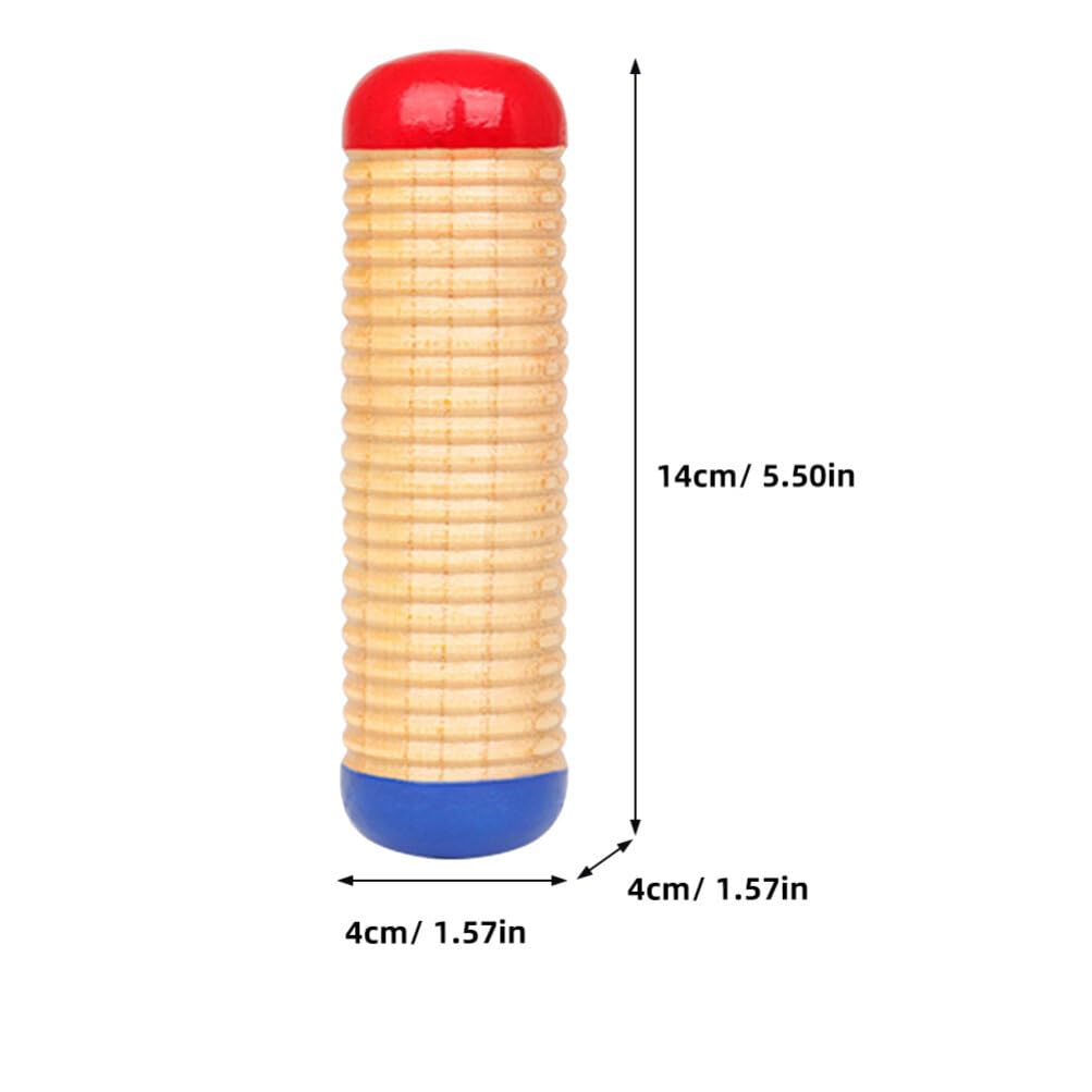 2 Sets Sand Instrument Finger Shakers Wooden Percussion Shaker Accompaniment Instrument for Ukulele Sand Shaker Wooden Maracas Wooden Shaker Hammer Sand Hammer Musical Shaker