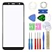Produktbild MovTEK Frontglas für Samsung Galaxy J6 2018 J600 SM-J600F Displayglas Ersatz Glas Reparatur Set mit Werkzeug (Schwarz)