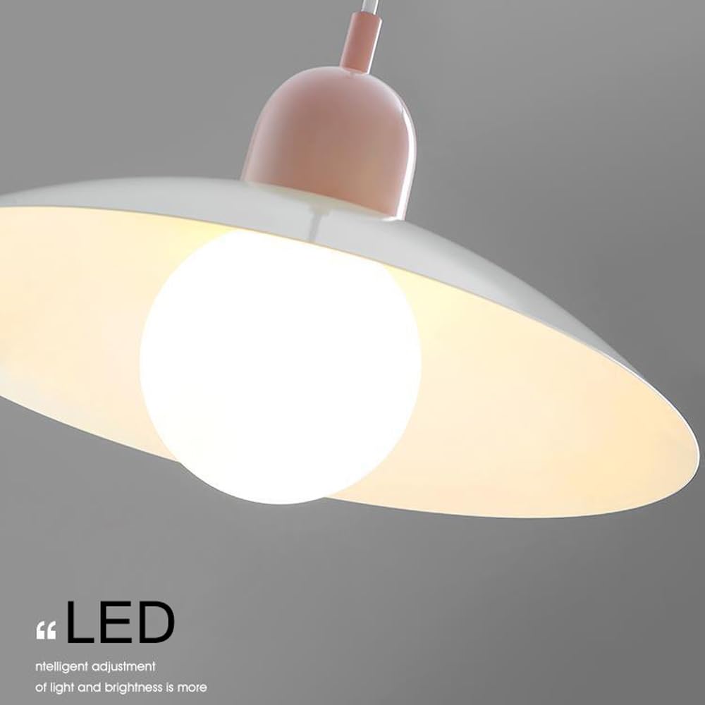 Wisząca lampa w stylu Mid Century Modern do stodoły Nordic Green Ceiling Lampa wisząca Metalowy klosz w kształcie miski Duży żyrandol w stylu rustykalnym do kuchni Wyspa Zlew Jadal