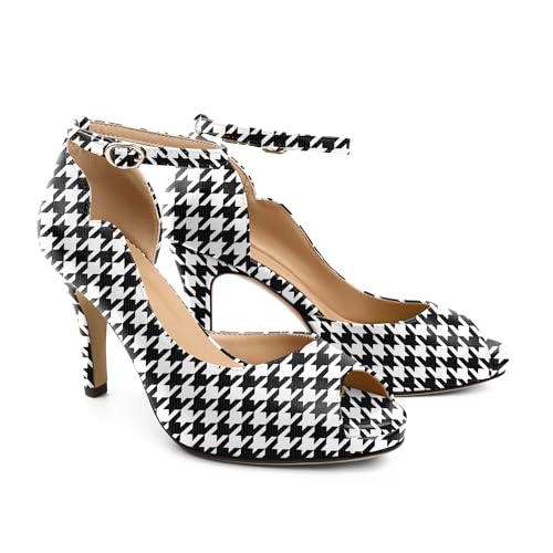 Image of AUMOTED High Heels Pumps Platforms Shoes for Party Daily 3.4 inch Dressy Pumps