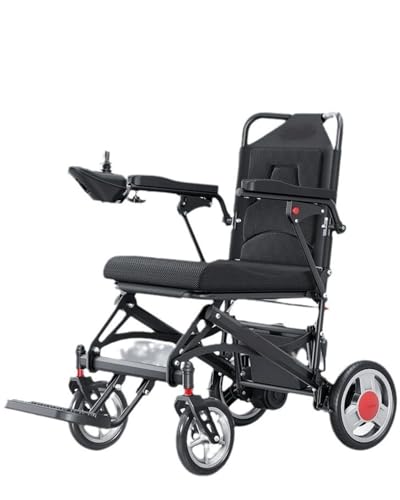 Sedia a rotelle elettrica Pieghevole e Leggera per Anziani, con Design Intelligente Completamente Automatico, Ideale per Viaggi Aerei e Assistenza all'imbarco.
