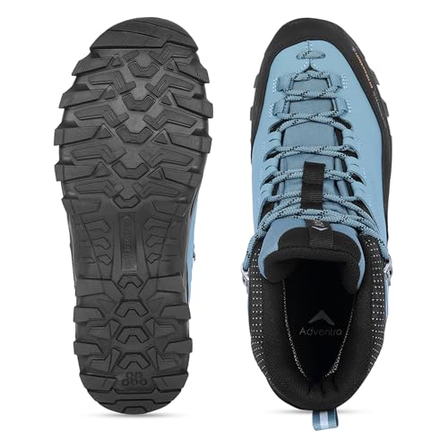 Image of Men Warm Waterproof Hiking Boots | Mid Ankle with Superior Grip | Boots | 3M Insulation | for Hiking Trails, Rugged Terrain | WH1106