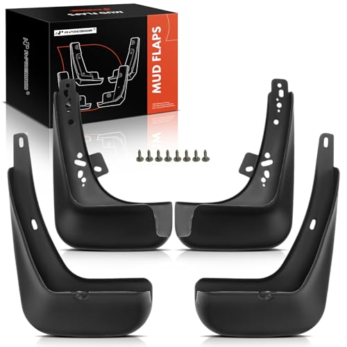 A-Premium Set of 4PCS Mud Flaps Splash Guards Mudguards Mudflaps Compatible with Hyundai Accent 2012-2022, Front & Rear Driver and Passenger Side