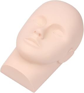 BIUDECO False Lashes Eyelash Mannequin Mannequin Head Auxiliary Practice Tools Clothing Makeup Practice Training Tool Major Make up Wig Lash Extension Mannequin