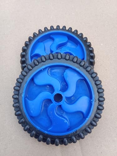 Image of Heavy Duty Training Wheels for Kids Bicycle, Black and Blue Stabilizer Support Wheels, 2 Pieces
