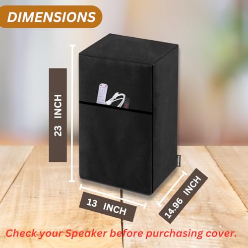 Image of Premium Dust Cover for PartyJBL Partybox 110 (JBLPARTYBOX110IN) -Black(only Speaker Cover, Speaker not Included)(MNDSCS-101, Black)