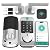 SMONET Fingerprint Smart Locks for Front Door with Handle Set, Keyless Entry, Bluetooth Digital Keypad Deadbolt, App Remote Control, Auto Lock, for Home Silver