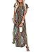 WIHOLL Boho Dresses for Women 2026 Maxi Casual Summer Cap Sleeve Fashion Long Italian Dress Vacation Outfits Flowy Tshirts Dress Elegant Classy Bohemia M