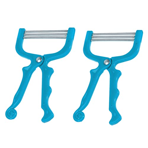 Didiseaon Facial Hair Threader Hair Removal Tool 2pcs Abs Plastic Stainless Steel Chin Cheeks Neck