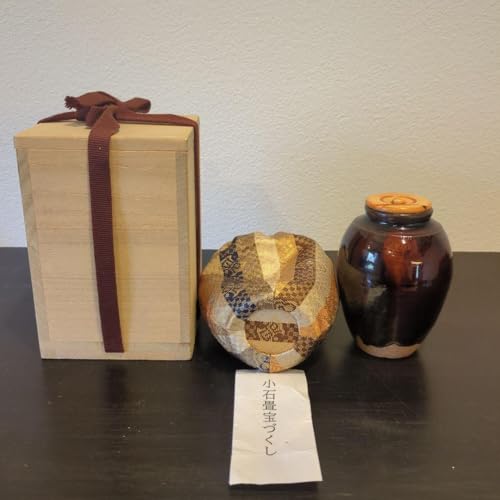 比古焼　茶入　寿山造　茶道具 比古焼 茶入 寿山造 茶道具