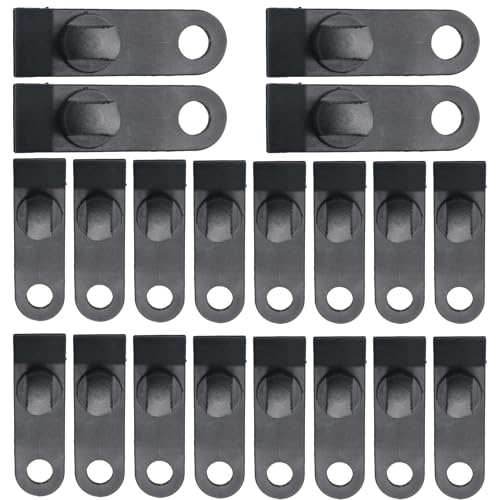 20 Stück Plane Befestigung Clip, Multifunktion Zeltklemme, Markisenklemme, für Boots Zelte Markisen Pavillon, Pool Planen, Windseil und Banner