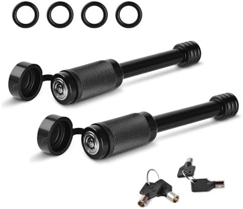 Capuchons De Protection Pour Attelage Remorque - Lot De 2 - Noir - Universel Jusqu'à 55mm