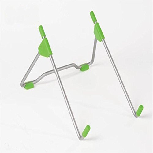 TangQI　折りたたみ式 ノートブック スタンド 冷却デスク ノートパソコン アルミニウム製 スタンド ノートパソコン対応 (グリーン)