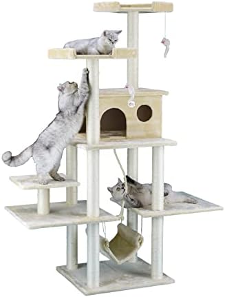 Cat Tree With Hammock Go Pet Club 56
