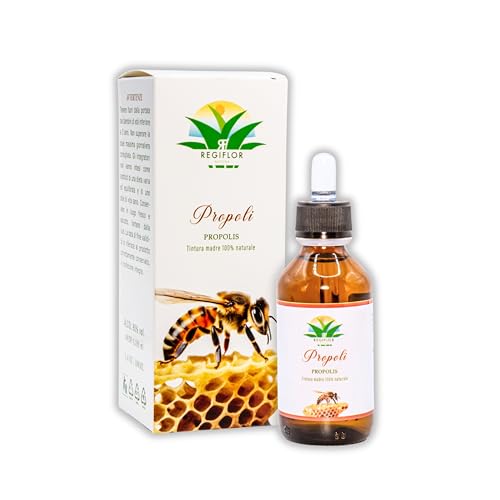 Propoli (Propolis) resina Tintura Madre alcoolica - Estratto liquido gocce 100 ml - Integratore alimentare naturale - fornito sia di contagocce che spray
