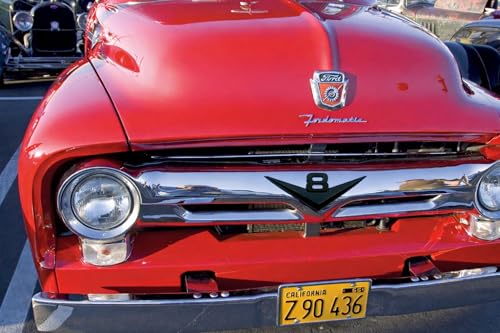 Image of iJDMTOY Vintage Style 3D Matte Black Alloy Metal V8 Emblem Compatible with Grille Hood Trunk Fender Side Door, etc