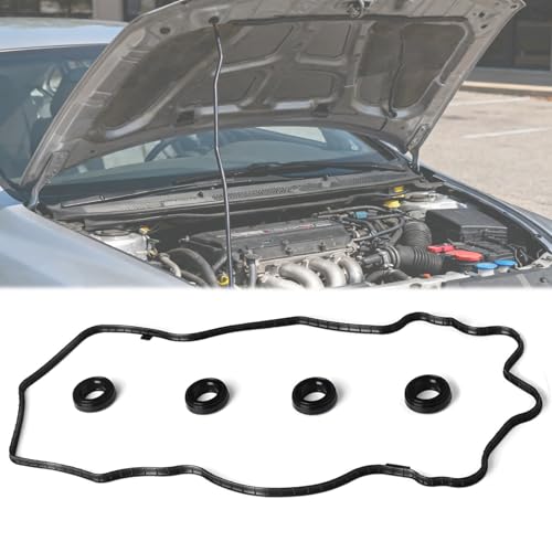 JALIAMTE Engine Valve Cover Gasket Set Compatible with 2006-2015 Honda Civic 1.8L, 2016-2020 Honda HR-V 1.8L, 2013-2015 Acura ILX 2.0L Car Engine Repair Kit Replace VS50741R 12341RNAA01 30522RNAA01