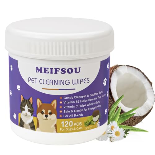 Eyes-Wipes-for-Dogs-Cats-Gently-Remove-Tear-Stain-Eye-Debris-Discharge-Mucus-Secretions-Coconut-Oil-Pet-Cleaning-Grooming-Deodorizing-Wipes-for-Eyes-Wrinkle-Face-120pcs Eyes Wipes for Dogs Cats Gently Remove Tear Stain Eye Debris Discharge Mucus Secretions Coconut Oil Pet Cleaning Grooming Deodorizing Wipes for Eyes Wrinkle Face 120pcs
