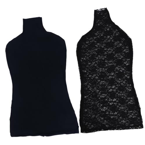 SOLUSTRE 2Pcs Mannequin Cover Cotton Fabric Dress Form Cover for Clothing Display Lace Cotton Mannequin Accessory for Fashion and Jewelry Stores