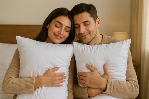 Image of Daily Use Sleeping Pillow | Pillow Inserts | 16x24 Inch | Super Soft Fabric (16x24 Inch, 2, Count, 2, Pack of 2)