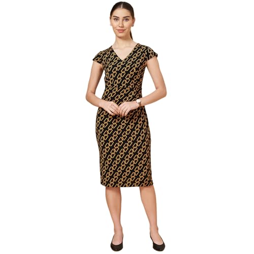 Image of Annabelle Women's Dress | Slim Fit | V Neck | Half Sleeve