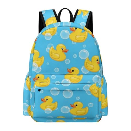 Sac à dos ordinateur grande capacité style unisexe original et mignon motif canard