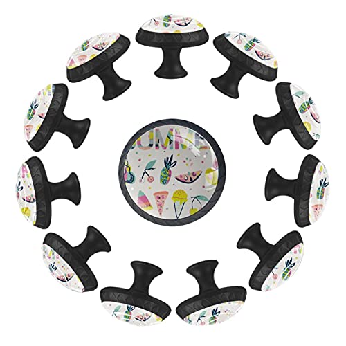 Boutons de tiroir d'été 35mm lot de 12 pour commode - 2