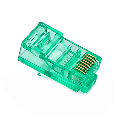 Prise réseau RJ45 plaqué Or têtes Cat5e pour une connexion Ethernet sans latence