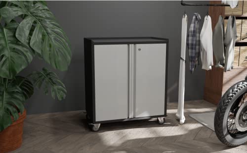 Jaord Metal Storage Cabinet With Wheels,Rolling Garage Tool Chest,Lockable Tool Cabinet With Adjustable Shelves For Home,Office… #TOP1