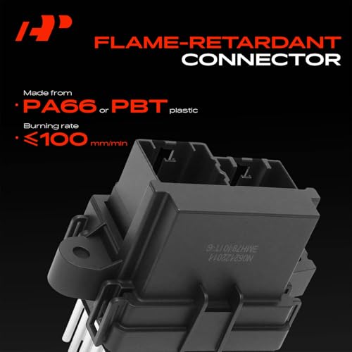 Image of A-Premium Front HVAC Blower Motor Resistor Compatible with Chevrolet Silverado 1500, Cruze, Equinox, Traverse, Tahoe, Camaro, Suburban 1500 & GMC Sierra 1500, Acadia, Terrain, Yukon & Buick Enclave