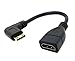 AFUNTA High Speed 90 Angle HDMI to Mini HDMI Cable V1.4 3D for Camcorders Tablet 3 pcs