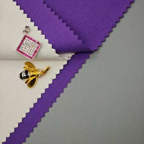 image for USHIGOO Polishing Cleaning Cloth for Gold, Silver, and Platinum Jewelr