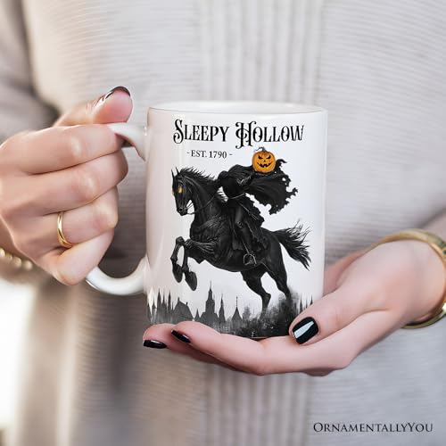 Taza cerámica Halloween Headless Horseman 12 oz miniatura 3