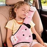 Zigihos Seat Belt Cover Pad for Kids, Cute Animal Child Seatbelt Covers for Girls and Boys (Bunny(Pink))