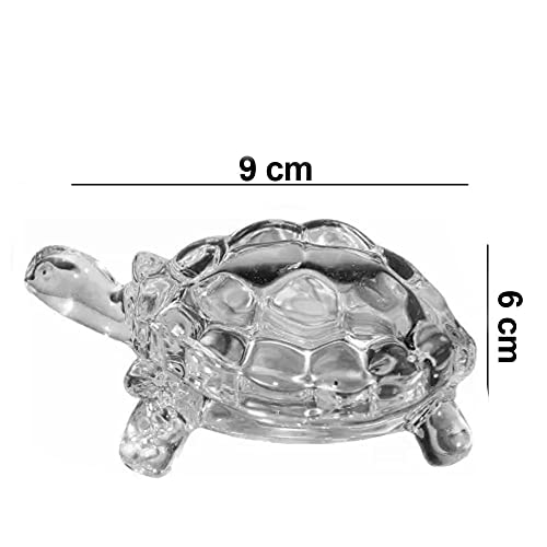 Image of Crystal Glass Turtle-Tortoise for FENG Shui and VASTU