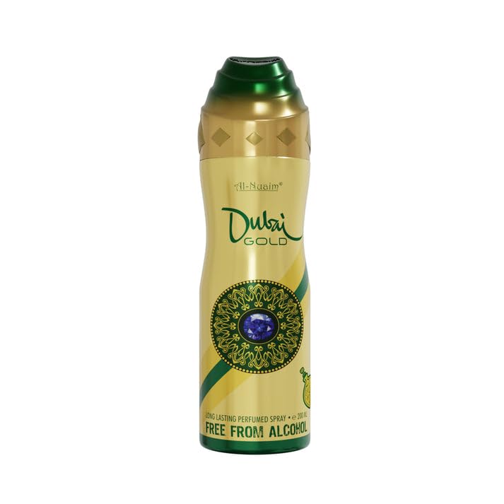 Dubai Gold Deodorant Spray, Long Lasting Arabian Fragrance, Daily Wear Body Spray for Men and Women, Skin-Friendly, Quick-Drying Formula, 200ml-picture-26
