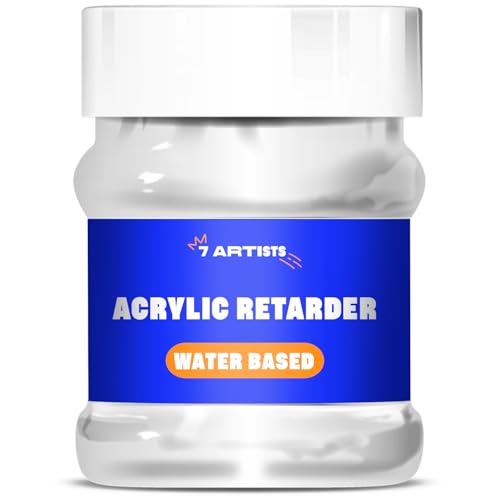 7 Artists Medium Acrilico 230 ml Retardador de Secado Acrilico | Acrilic Medium | Retardante Pintura Acrilica | Medium para Acrilico Retardador | Retardor de Acrilico | Acrilic Paint Retarder