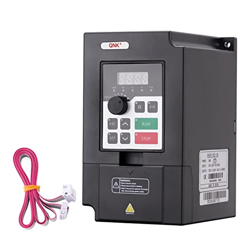 QNK 3KW 4HP 220V AC 14A VFD Converter Single to 3 Phase Inverter Variable Frequency Drive CNC...