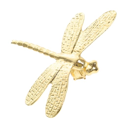 PRETYZOOM Libellula Decorativa Dorata Scultura in Metallo Statua Da Da Per Ufficio Arredamento Per Giardino