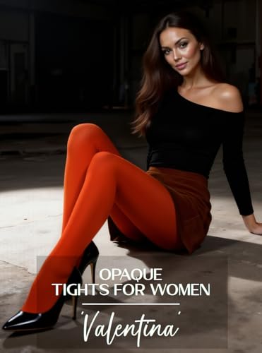 Image of Mila Marutti Opaque Tights for Women | Soft Stockings Pantyhoseier | - Made in EU