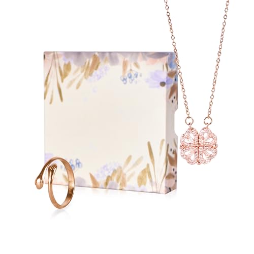 Image of SALTY Anti Tarnish Fancy Loving Gift Box | Necklace, Earrings & Bracelet Jewellery Set for Women | Stylish Minimal Jewelry Sets | Modern Design Aesthetic Accessories | Ideal for Gifting | Gift for Diwali, Christmas, Marriage, Birthday