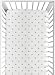Gold and White Star Baby or Toddler Fitted Crib Sheet for Celestial Collection by Sweet Jojo Designs