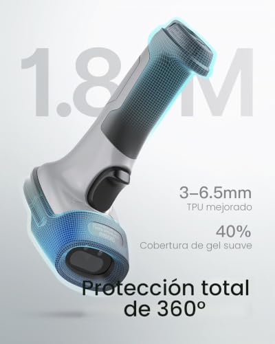 Miniatura 3 de Inateck Bcst-70 - Lector De Código De Barras Inalámbrico, Distancia 35m, Rápida Y Precisa De Lectura Automática