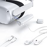 NexiGo Battery Pack for Oculus/Meta Quest 2, Audio Passthrough, [Patented Design], 3400mAh Capsule...
