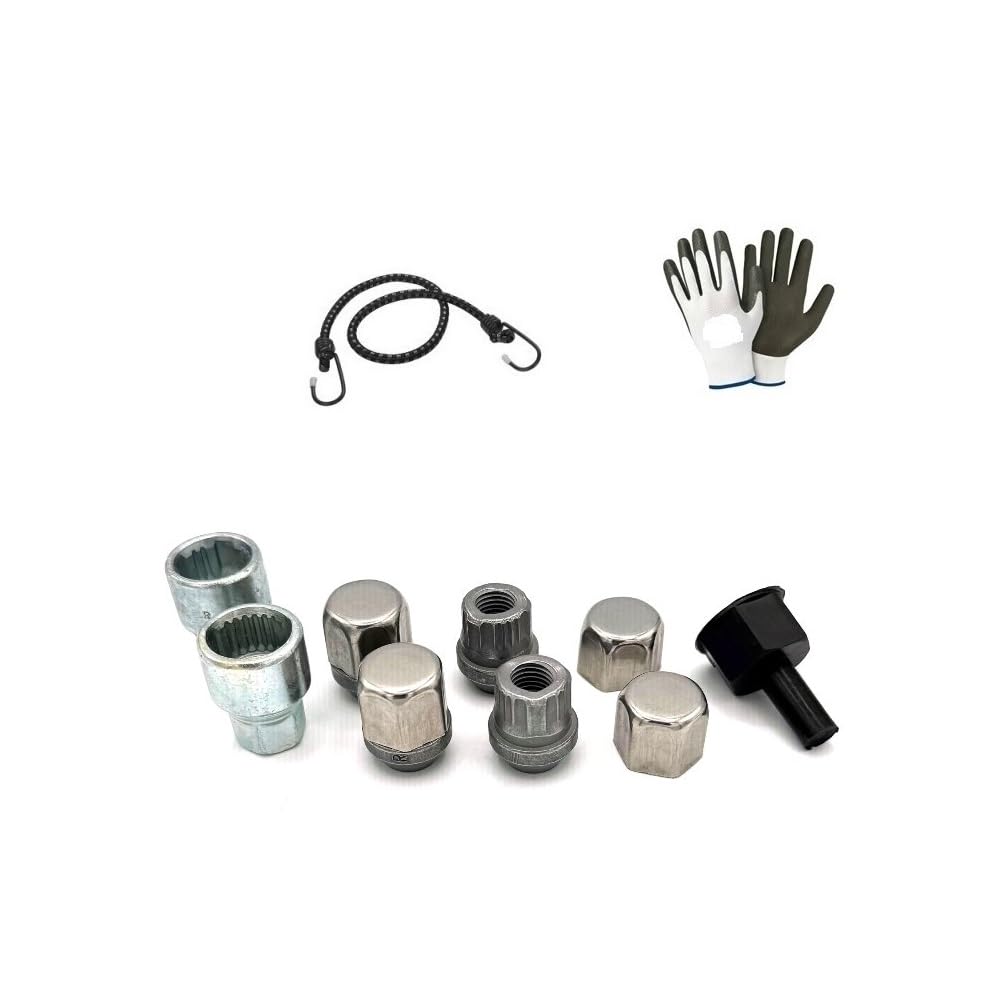 COMPATIBILE CON PORSCHE 911 dal 1999 in poi (DB4) DADO ANTIFURTO KIT DI 4 DADI+2 CHIAVI PER GOMME RUOTA AUTO FARAD KIT DADI CERCHIO IN LEGA